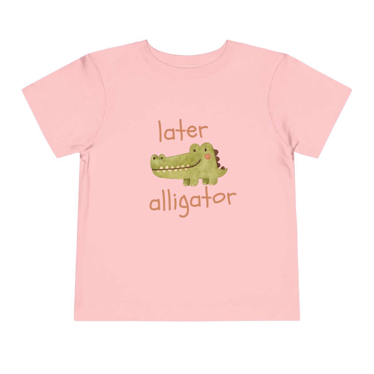 Later Alligator Toddler Tee — Cute Crocodile Graphic Shirt