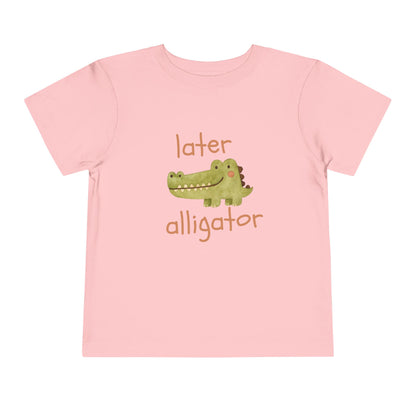 Later Alligator Toddler Tee — Cute Crocodile Graphic Shirt