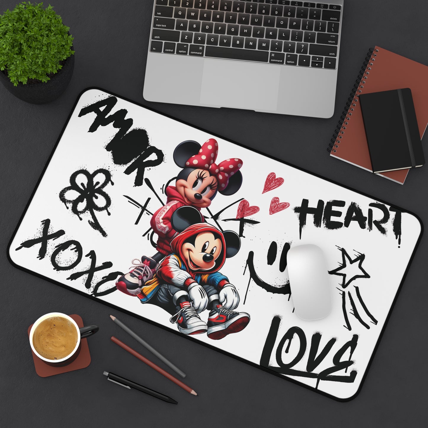 Mickey & Minnie Love Desk Mat