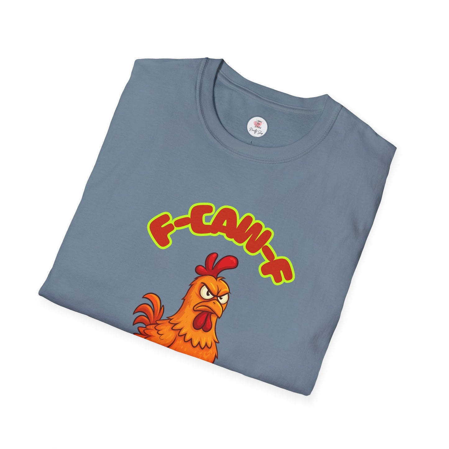 Rooster Funny Illustration T-Shirt — F-CAW-F Graphic Tee