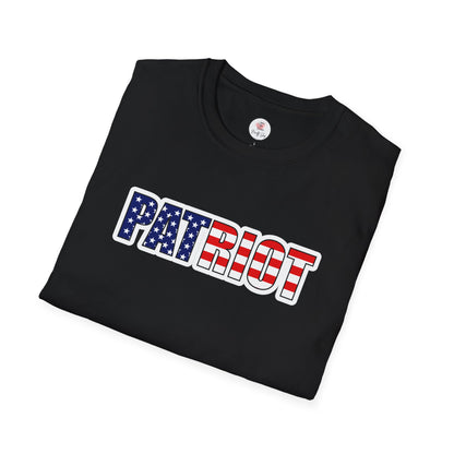 Patriot Flag Tee — "PATRIOT" American Flag Graphic T-Shirt