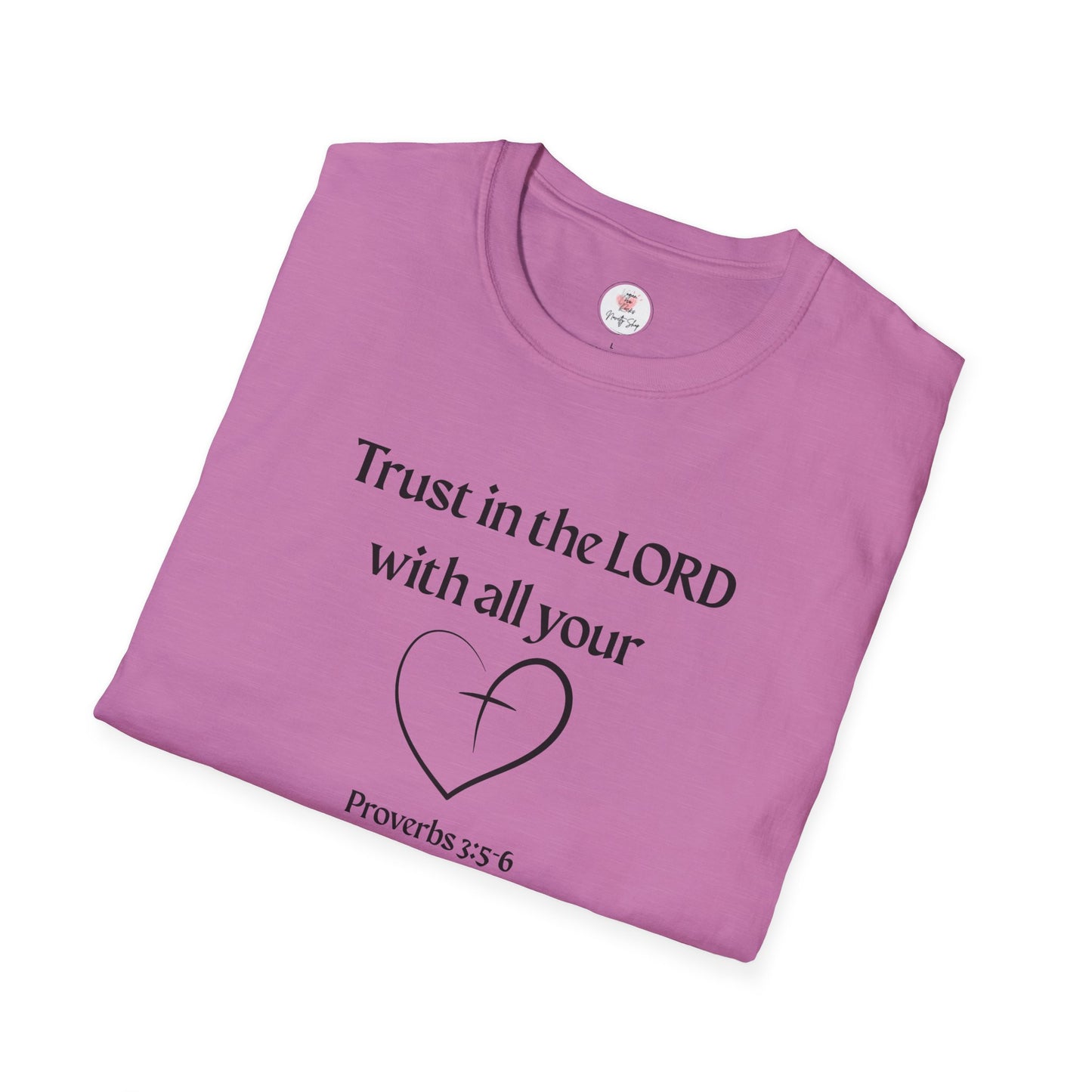 Trust in the LORD T-Shirt — Proverbs 3:5 Faith Tee