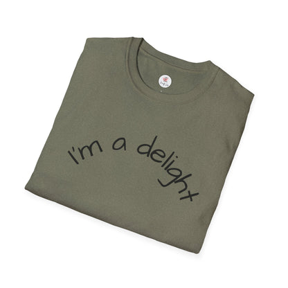I'm a Delight T-Shirt — Cute Minimalist Positive Message Tee