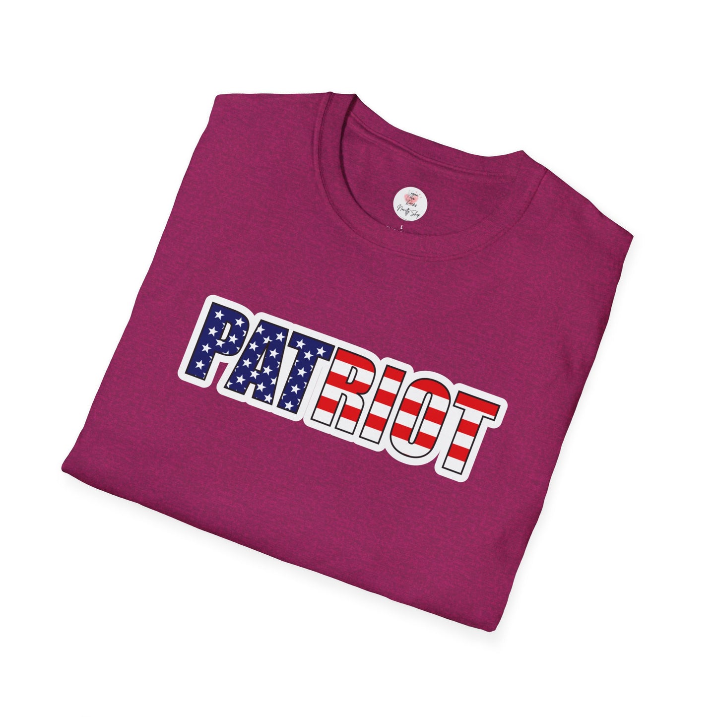 Patriot Flag Tee — "PATRIOT" American Flag Graphic T-Shirt