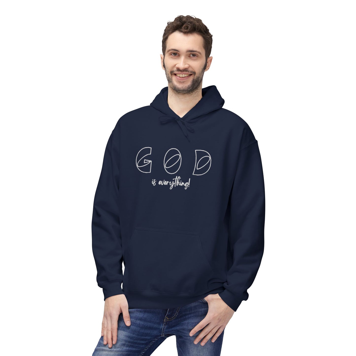 God Is Within Me Hoodie — Inspirational Faith Graphic Hoodie