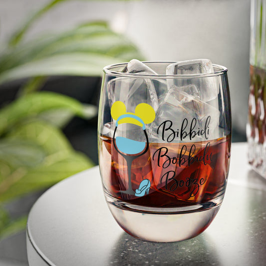 Whiskey Glass - "Bibbidi Bobbidi Booze" Disney-Inspired Drinkware