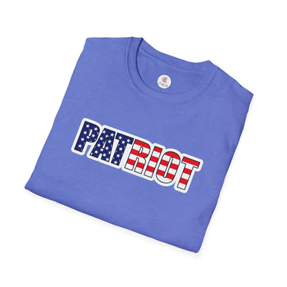 Patriot Flag Tee — "PATRIOT" American Flag Graphic T-Shirt
