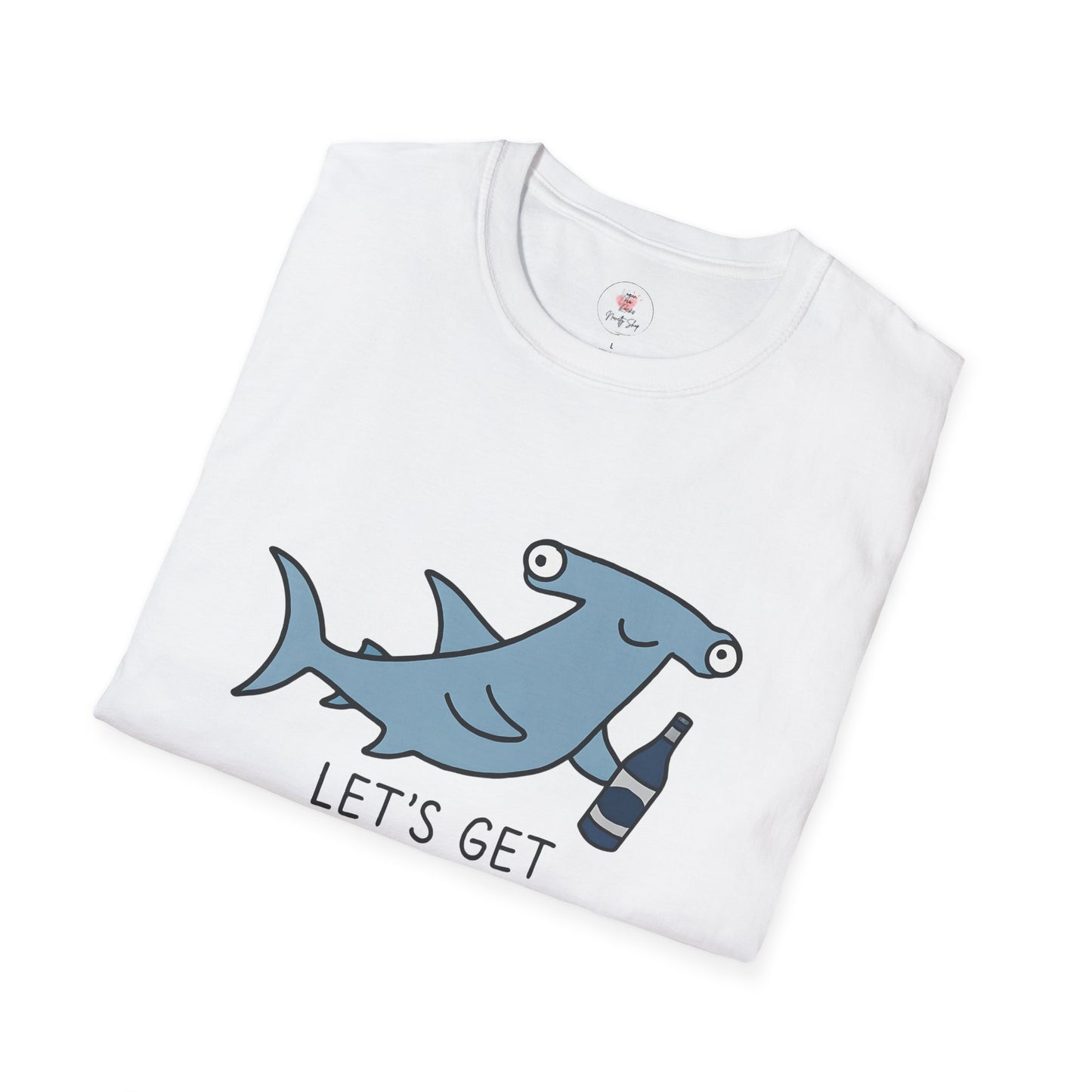 Hammerhead Shark "Let’s Get Hammered" Graphic T-Shirt