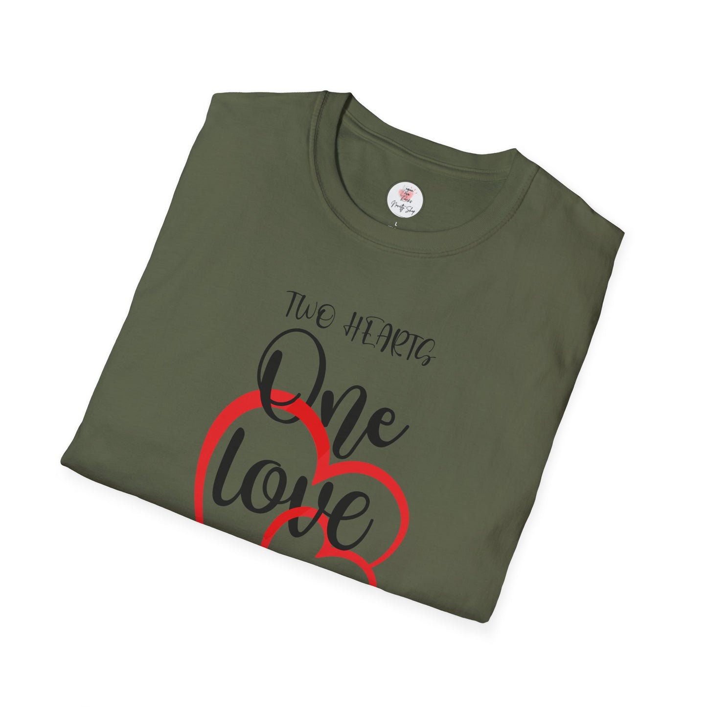 Two Hearts - One Love T-Shirt — "We Are One" Graphic Tee