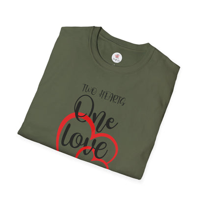 Two Hearts - One Love T-Shirt — "We Are One" Graphic Tee