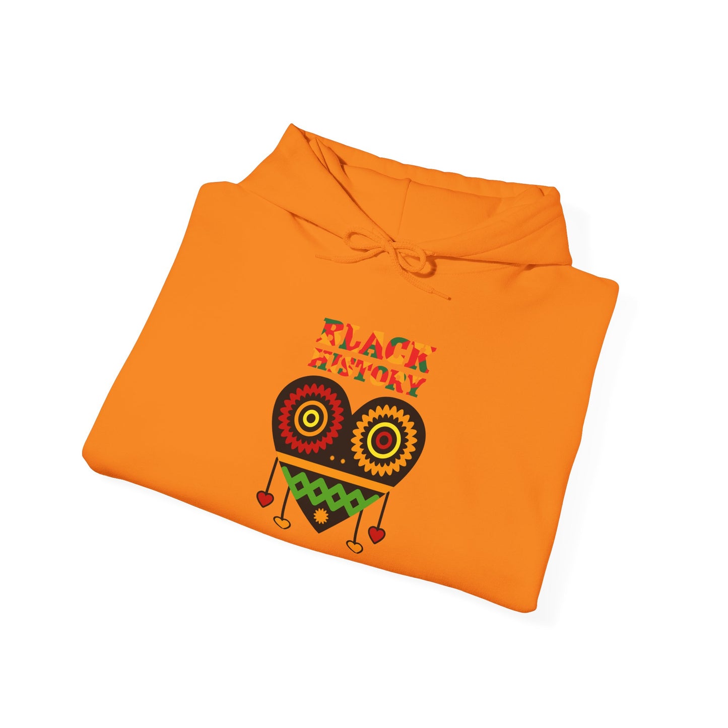 Black History Heart Hoodie —  Celebration Pullover