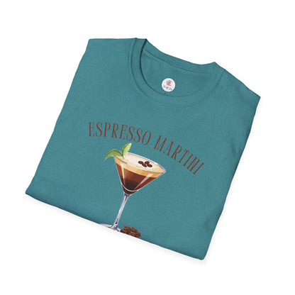 Espresso Martini Social Club T-Shirt — 'It's Tini Time' Cocktail Tee