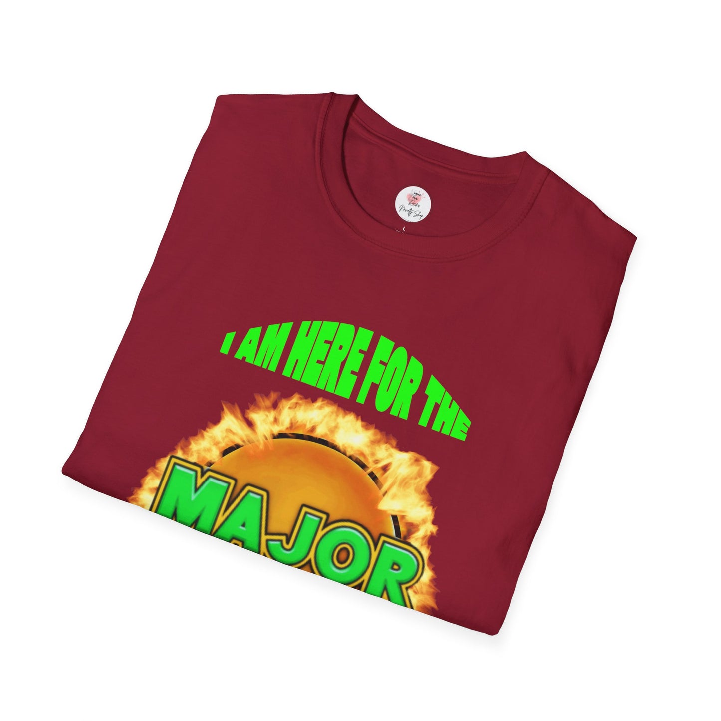 Major Jackpot T-Shirt – "I Am Here For The Major Jackpot" Funny Casino Tee
