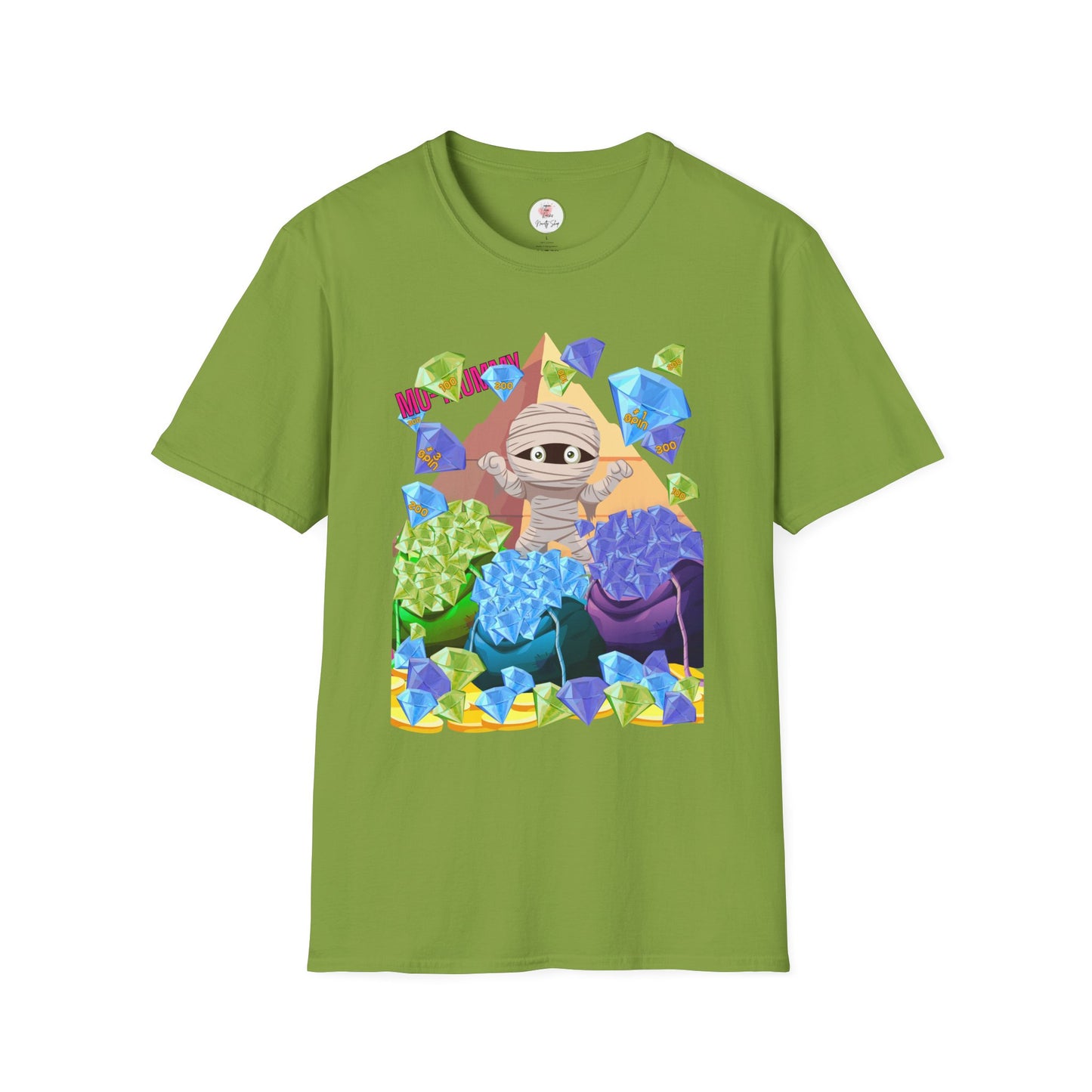 Mummy Gems T‑Shirt — Cute Mummy Slots