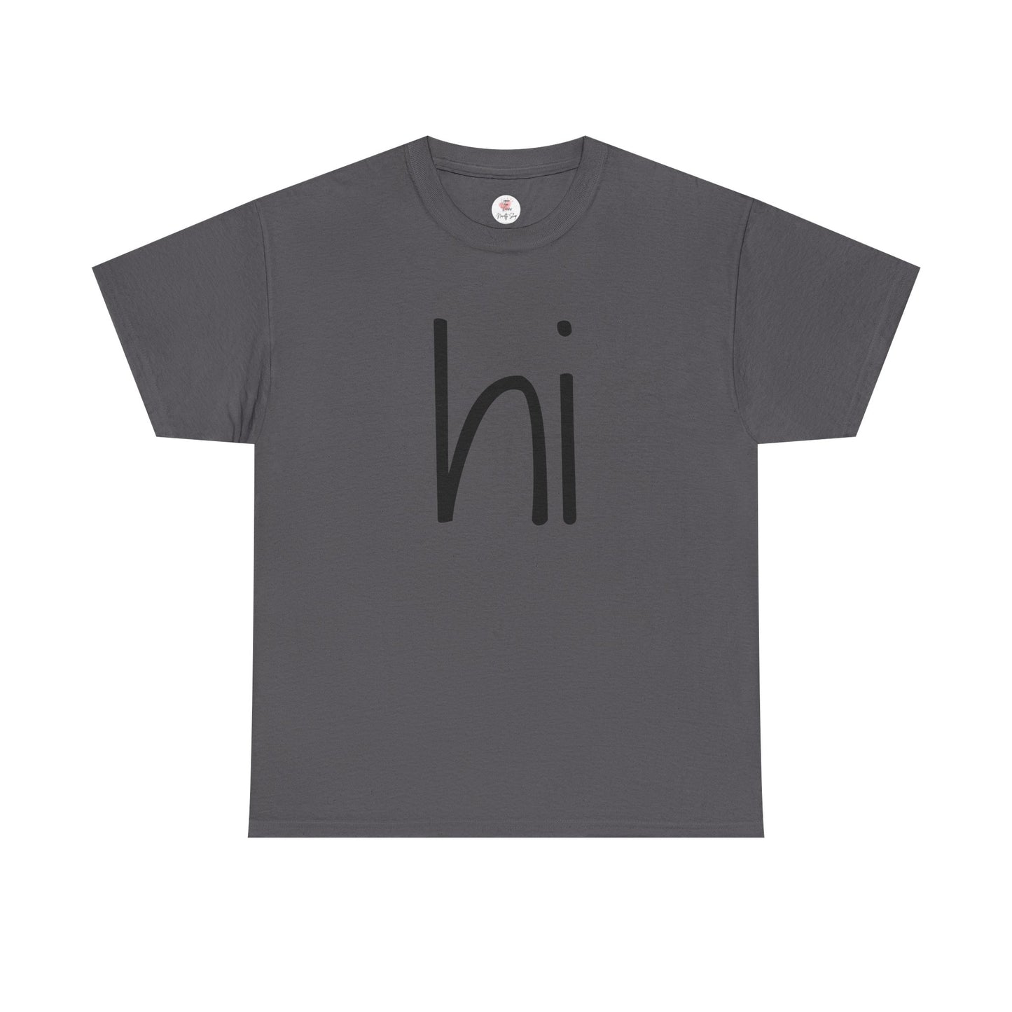 Minimalistic "HI T-shirt"