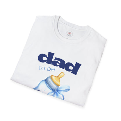 Dad-To-Be Baby Bottle Tee — New Dad Announcement Shirt