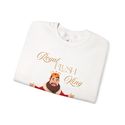 Crewneck Sweatshirt - Royal Flush King Sweat — With A Wink!