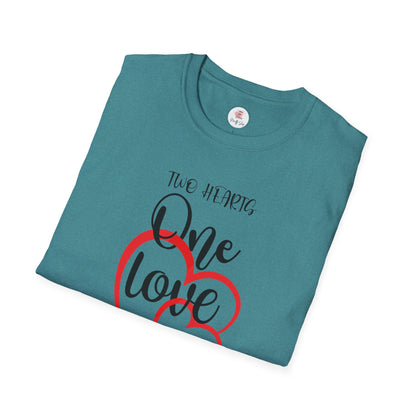 Two Hearts - One Love T-Shirt — "We Are One" Graphic Tee