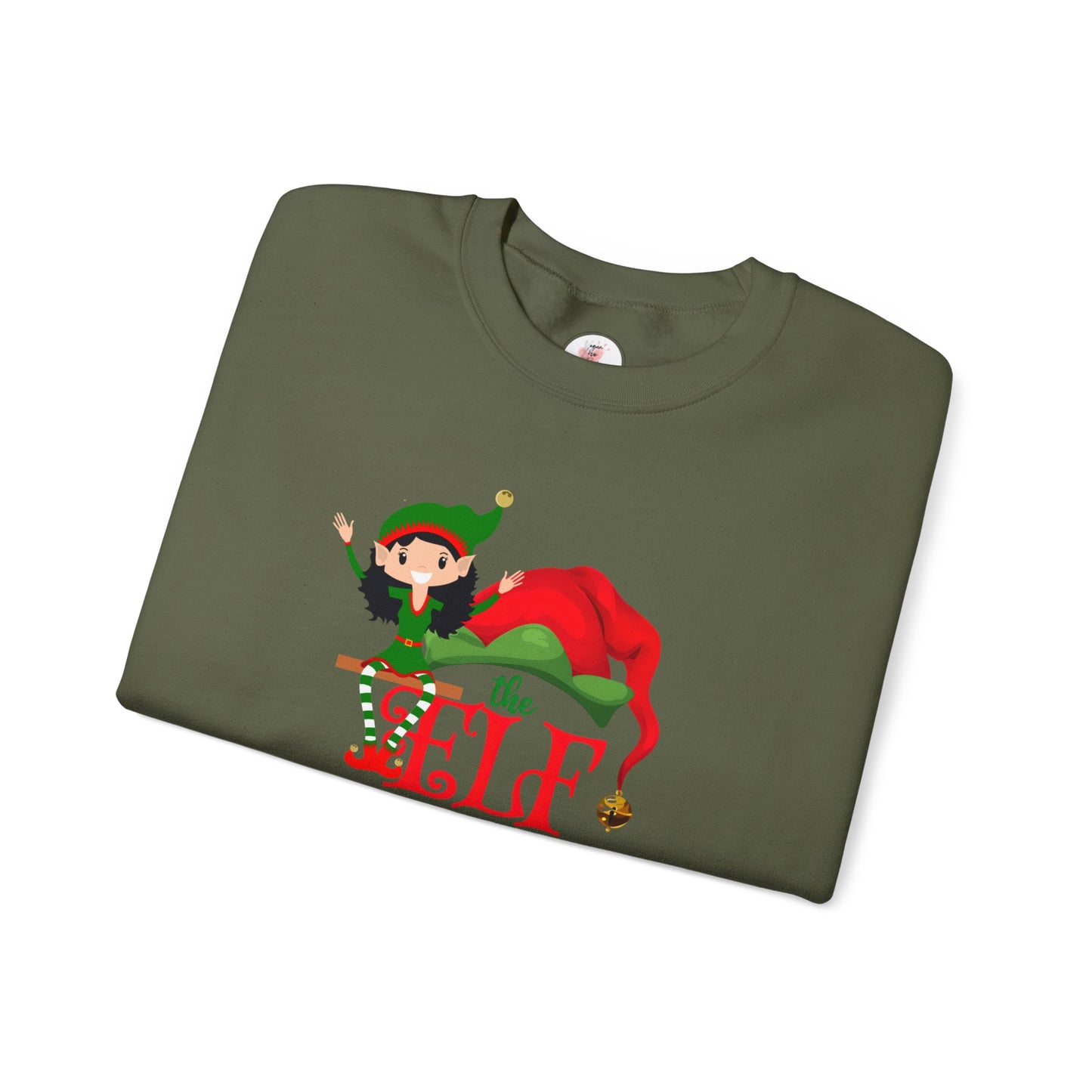 Holiday Crewneck Sweatshirt - 'The Elf Made Me Do It'