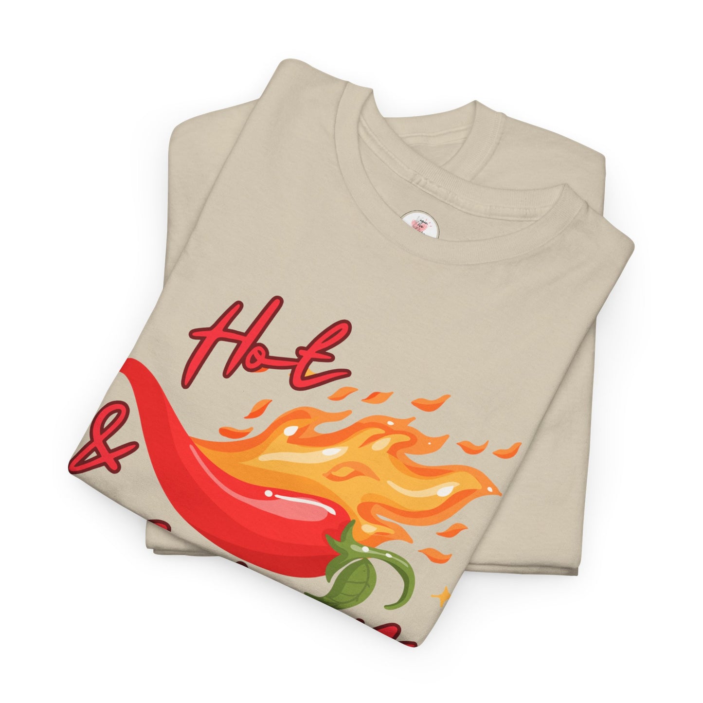 Hot & Spicy T-Shirt — Flaming Chili Pepper Graphic Tee