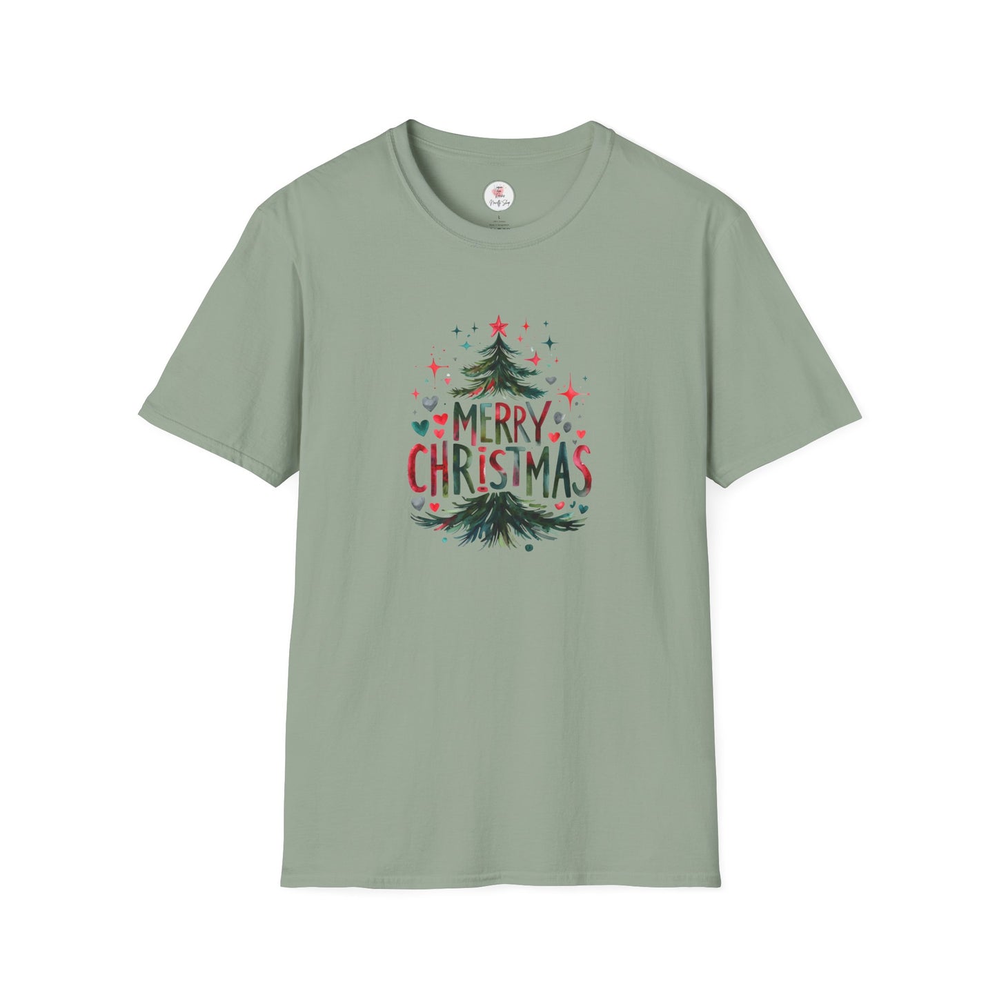 Merry Christmas Tree T-Shirt — Festive Holiday Tee