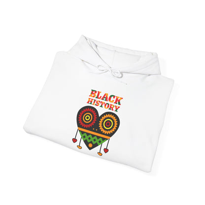 Black History Heart Hoodie —  Celebration Pullover