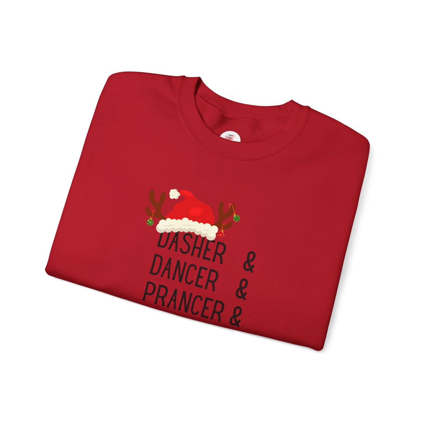 Holiday Reindeer ‘Dasher & Dancer & Prancer & Bourbon & Bourbon & Bourbon’ Christmas Sweatshirt