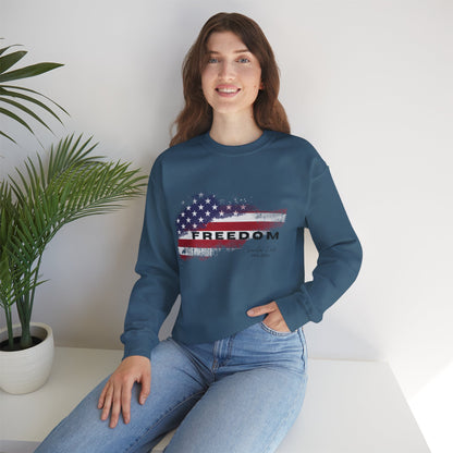 Patriot Charlie Kirk Freedom Crewneck Sweatshirt