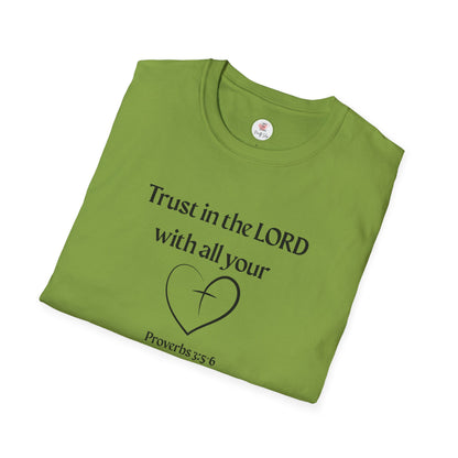 Trust in the LORD T-Shirt — Proverbs 3:5 Faith Tee