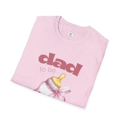 Dad-To-Be Baby Bottle Tee — New Dad Announcement Shirt