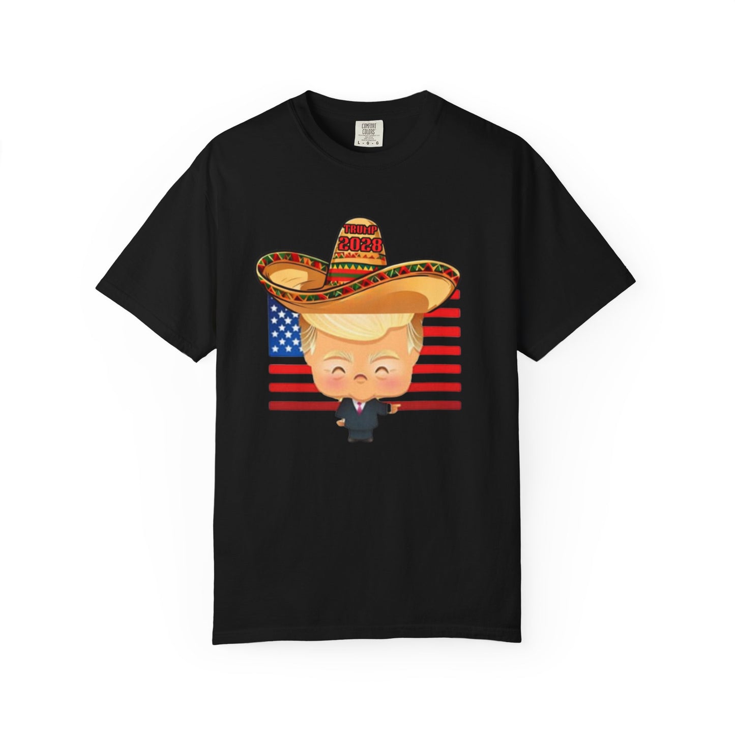 Trump 2028 Mexican Sombrero  Patriotic T-shirt