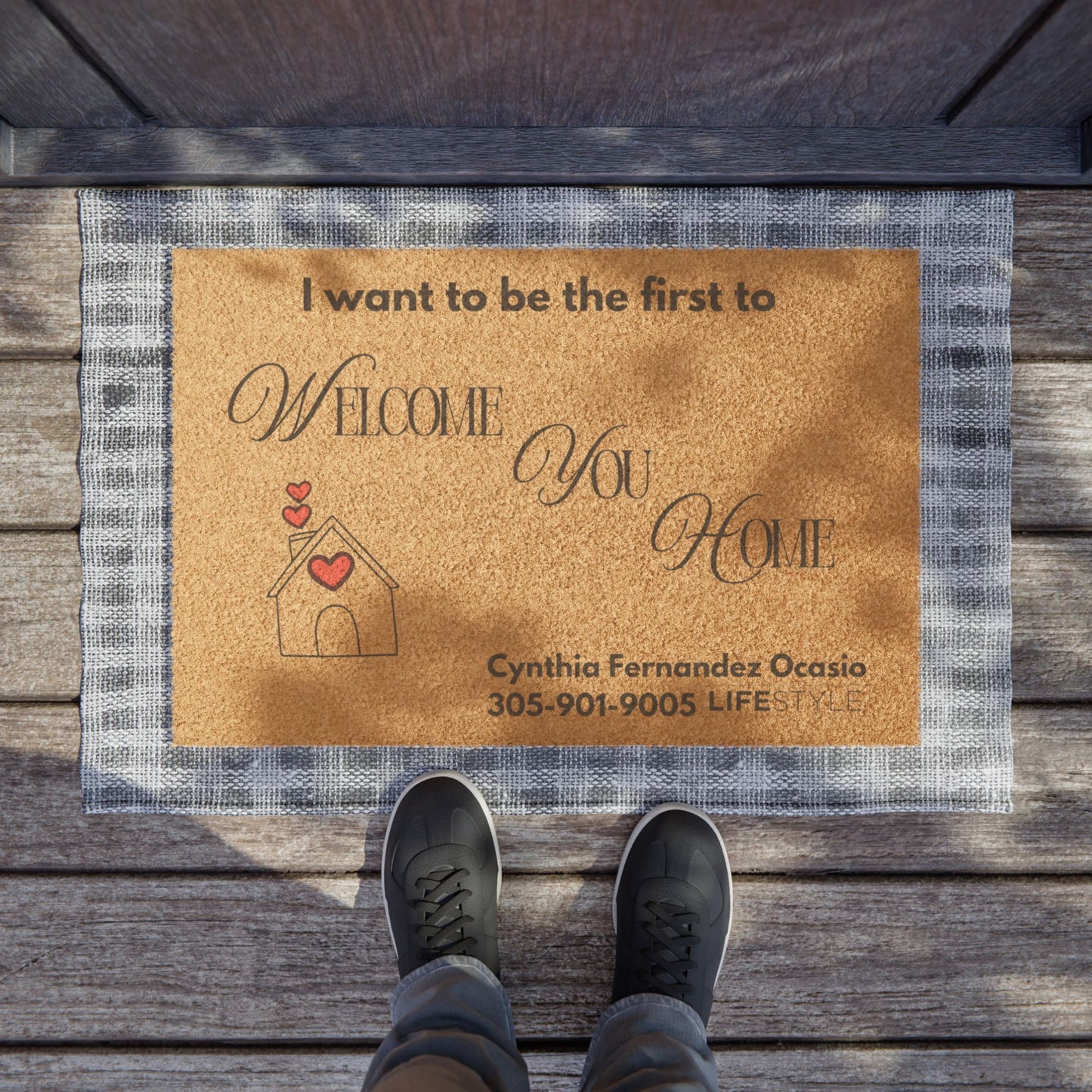 Welcome You Home - Realtors Open House Doormat