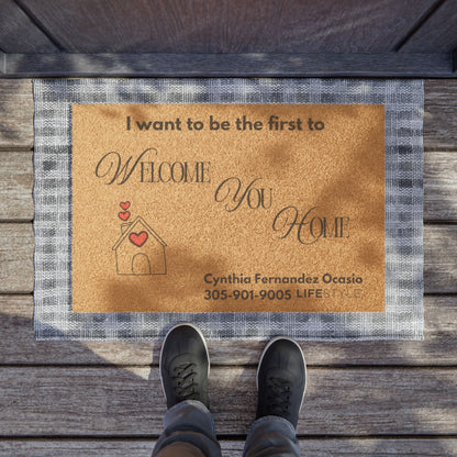 Welcome You Home - Realtors Open House Doormat