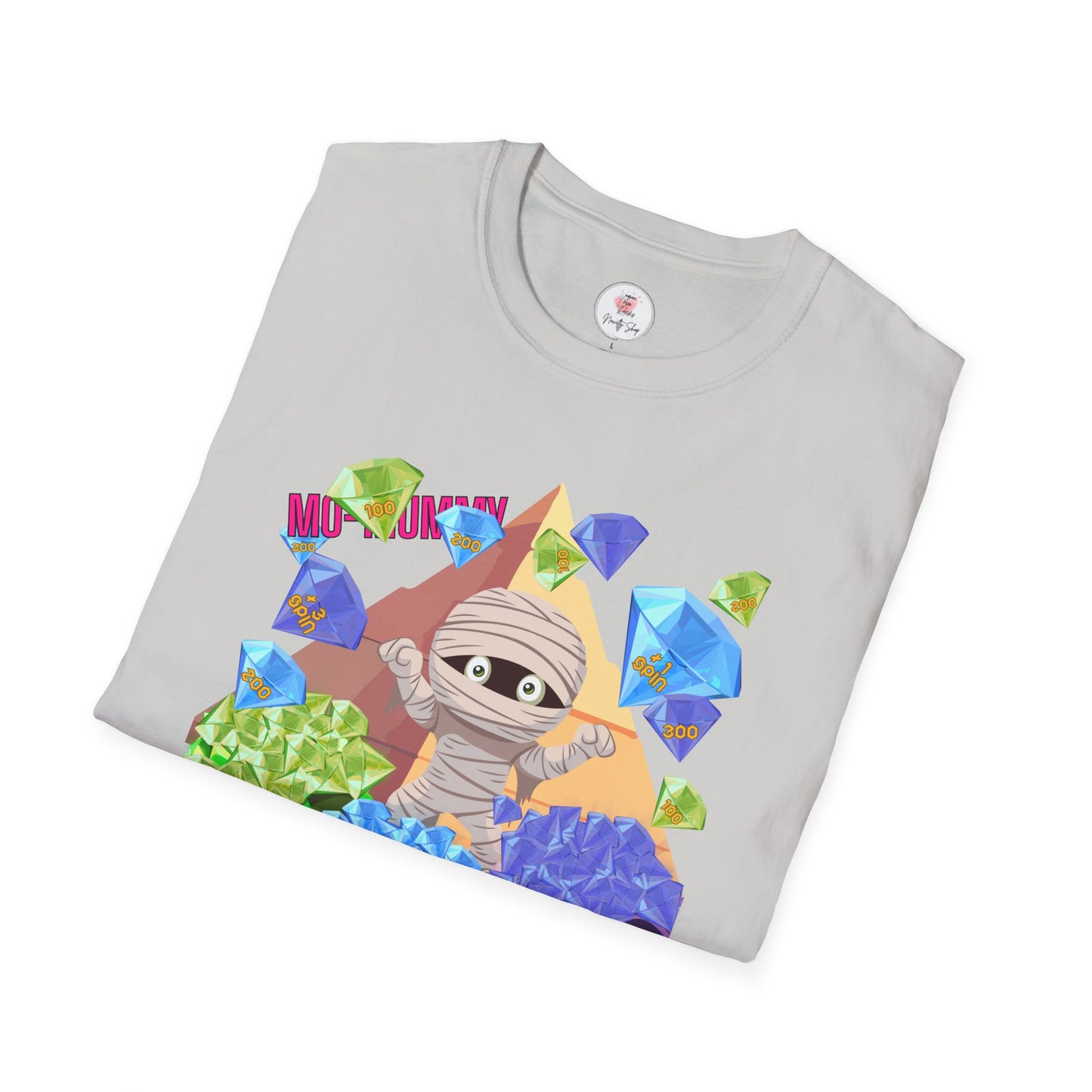 Mummy Gems T‑Shirt — Cute Mummy Slots