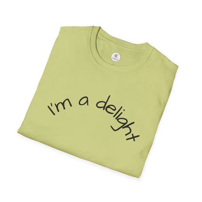 I'm a Delight T-Shirt — Cute Minimalist Positive Message Tee