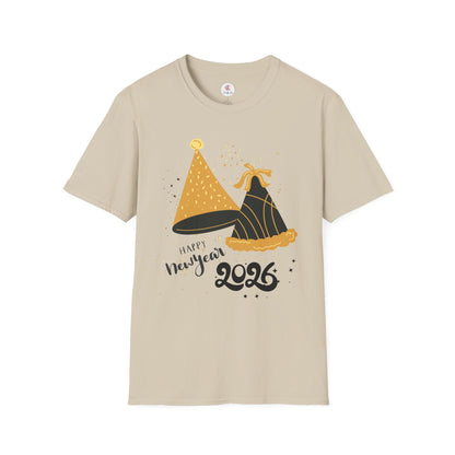 2026 New Year Party T-Shirt — "Happy New Year 2026" Celebration Tee