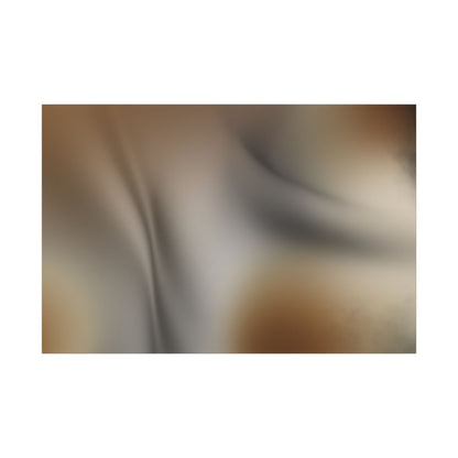 Abstract Brown Gradient Canvas Wall Art — Matte Stretched Canvas