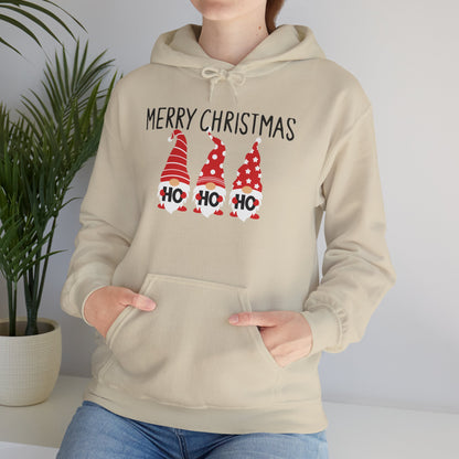 Christmas Gnome Hoodie — Merry Christmas Ho Ho Ho Holiday Sweatshirt
