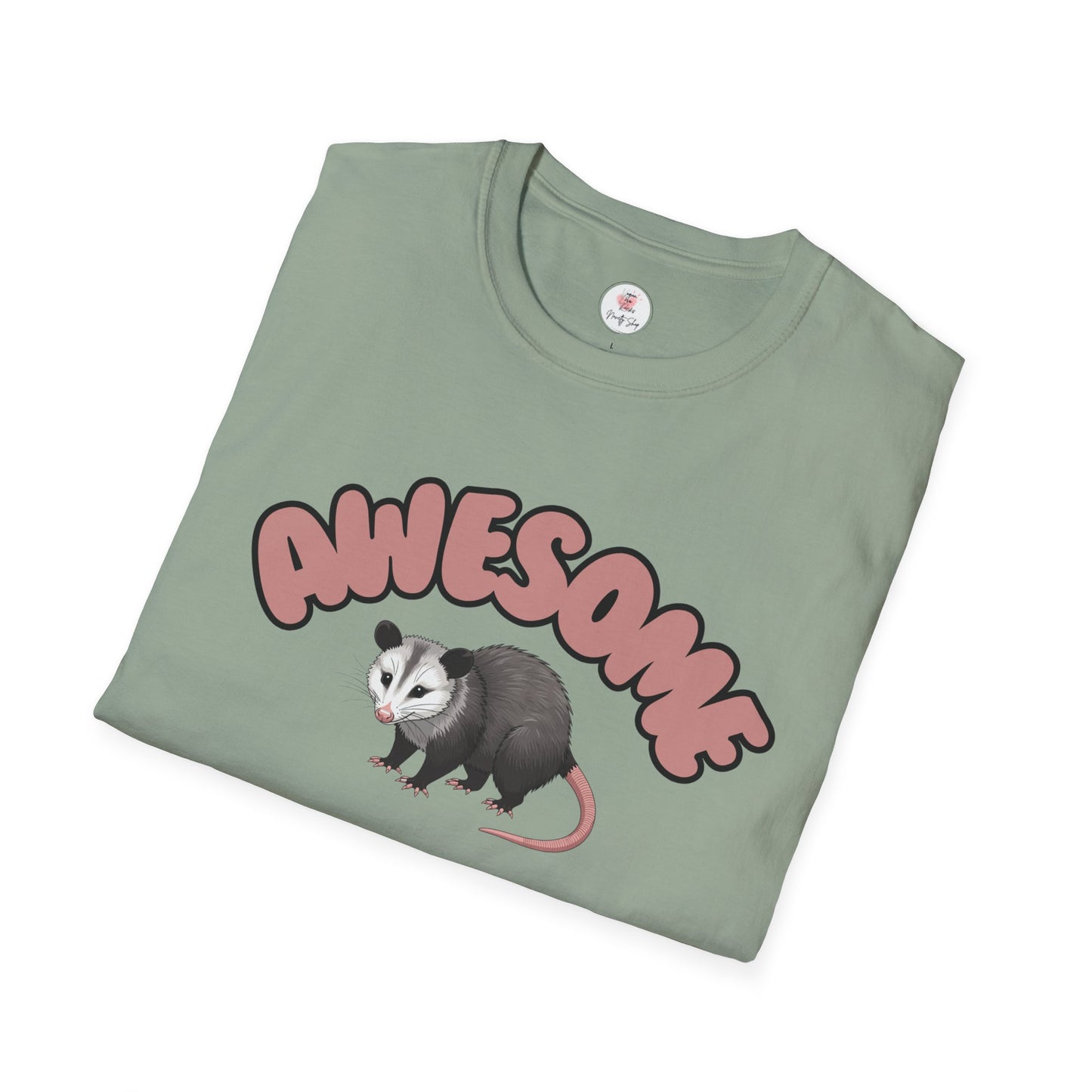 Awesome Opossum Retro Graphic T-Shirt — Cute Animal Lover Tee