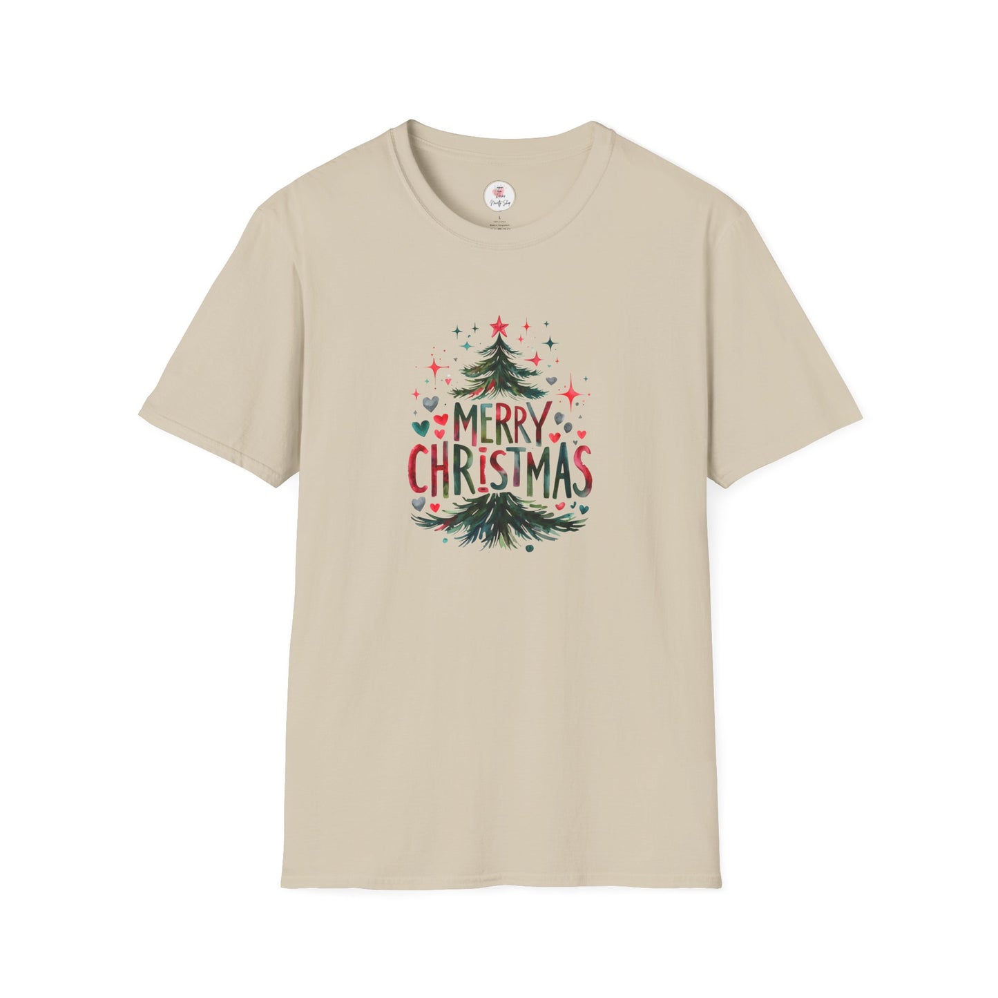 Merry Christmas Tree T-Shirt — Festive Holiday Tee