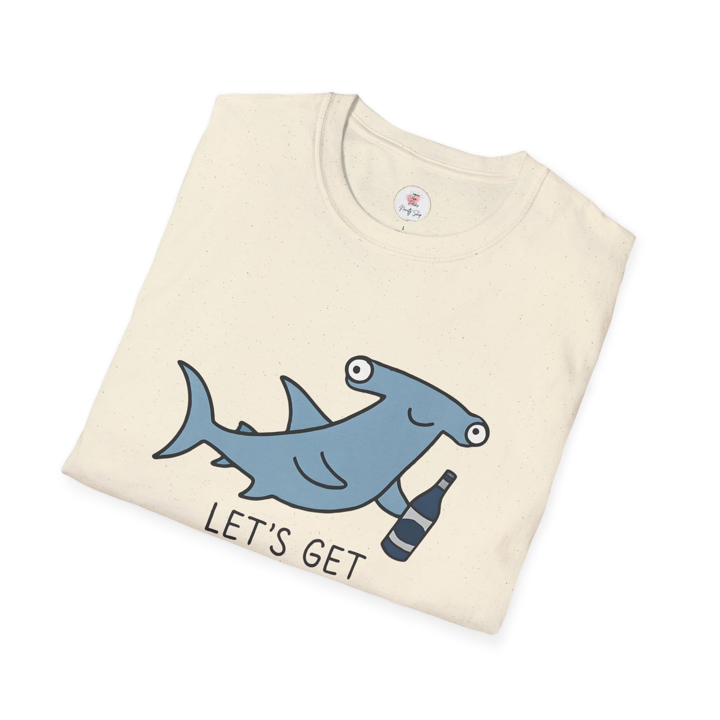 Hammerhead Shark "Let’s Get Hammered" Graphic T-Shirt