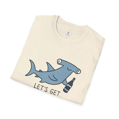 Hammerhead Shark "Let’s Get Hammered" Graphic T-Shirt