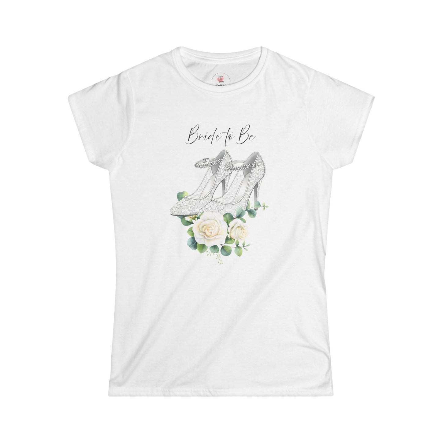 Bride To Be Tee — Bridal Heels & Rose Women's T-Shirt