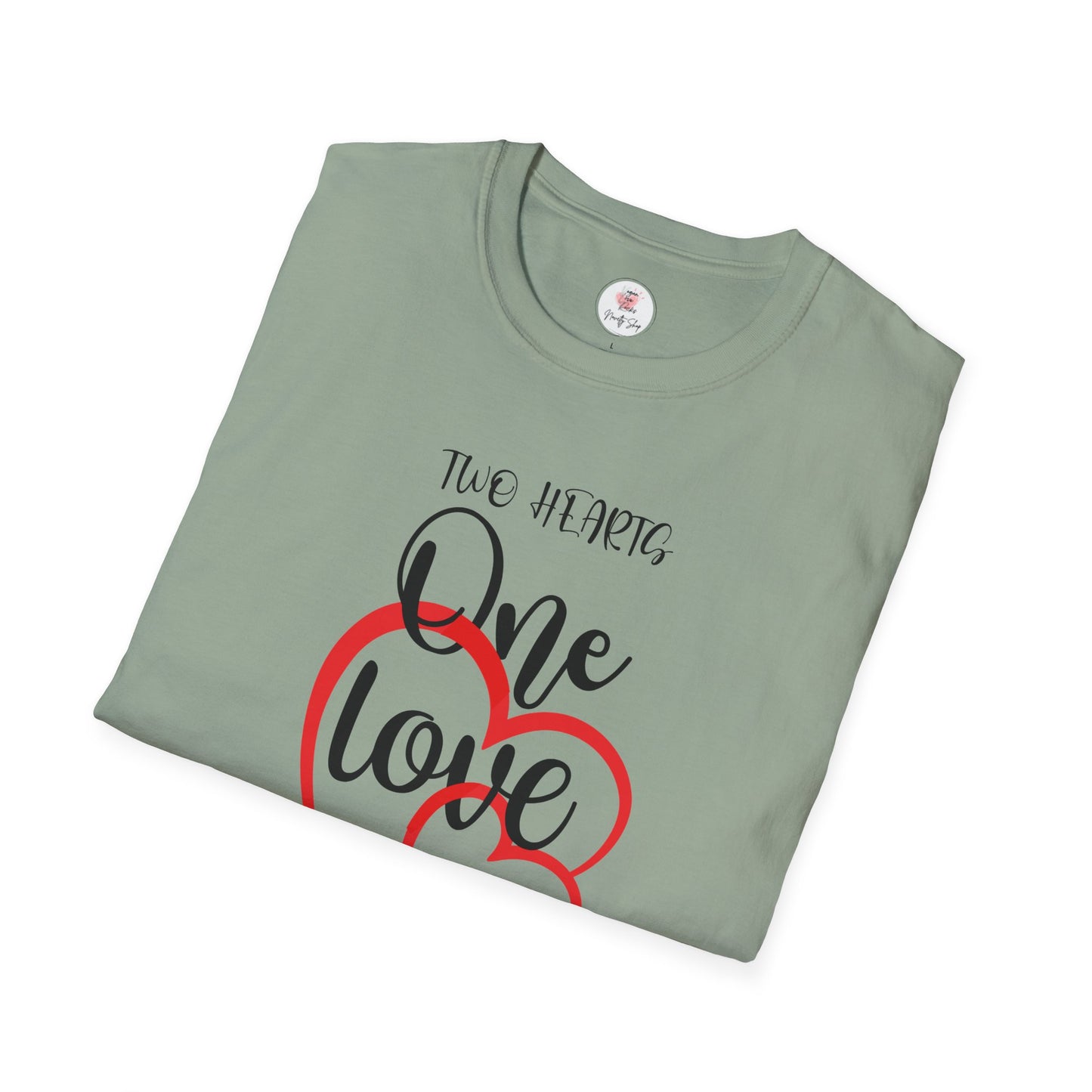 Two Hearts - One Love T-Shirt — "We Are One" Graphic Tee