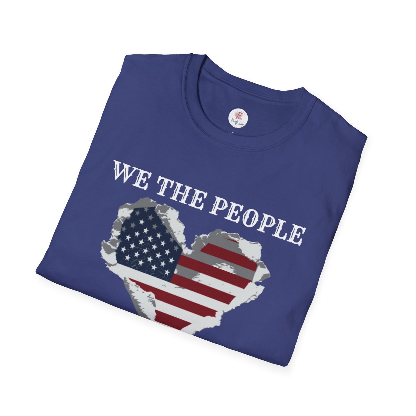 We The People T-Shirt — American Flag Heart, 250 Years of Freedom Patriotic Tee