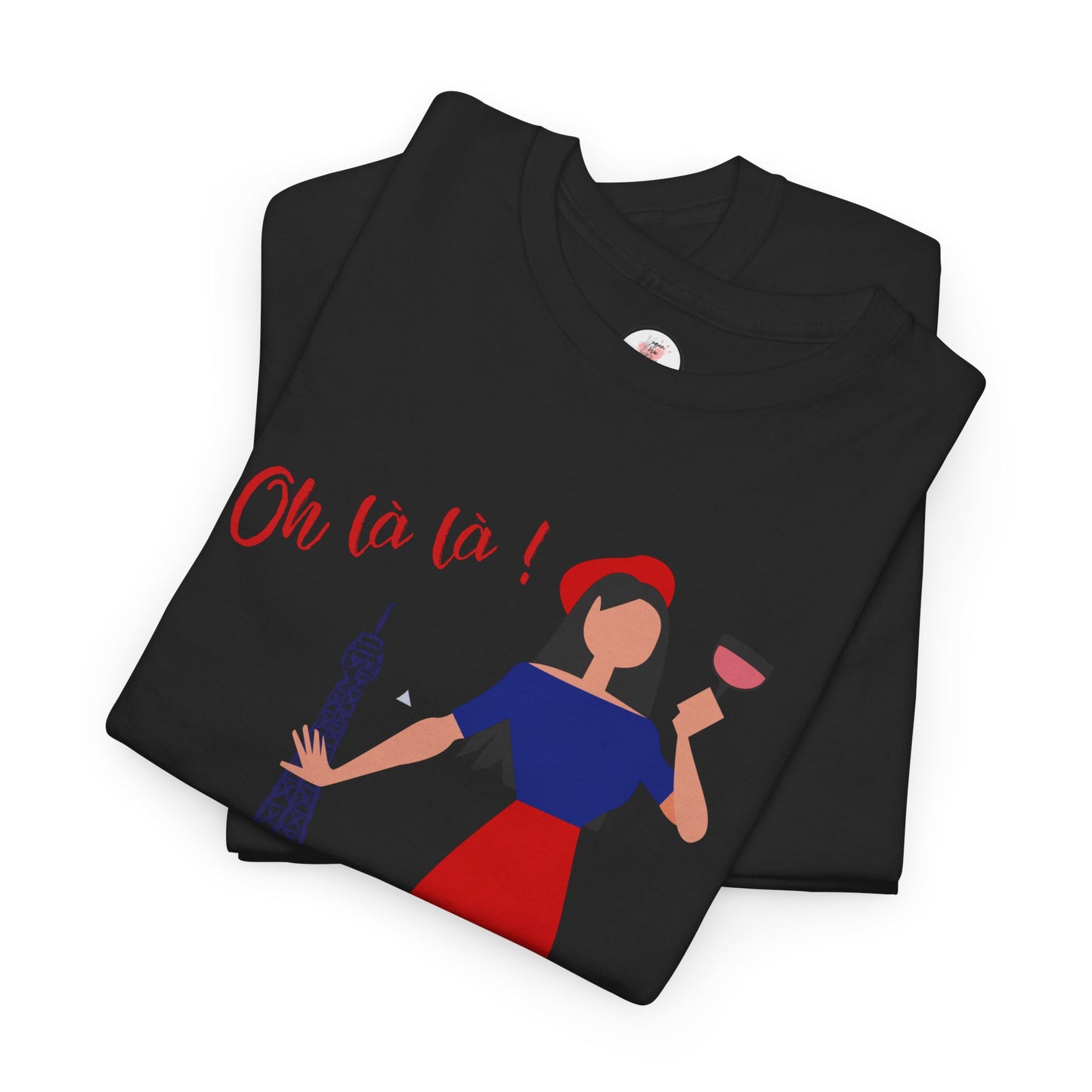 Parisian Wine & Eiffel T-Shirt — Oh La La! French Travel Tee