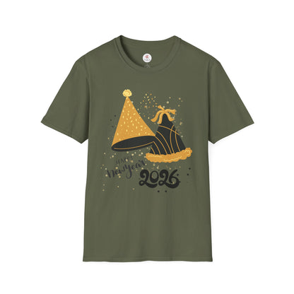 2026 New Year Party T-Shirt — "Happy New Year 2026" Celebration Tee