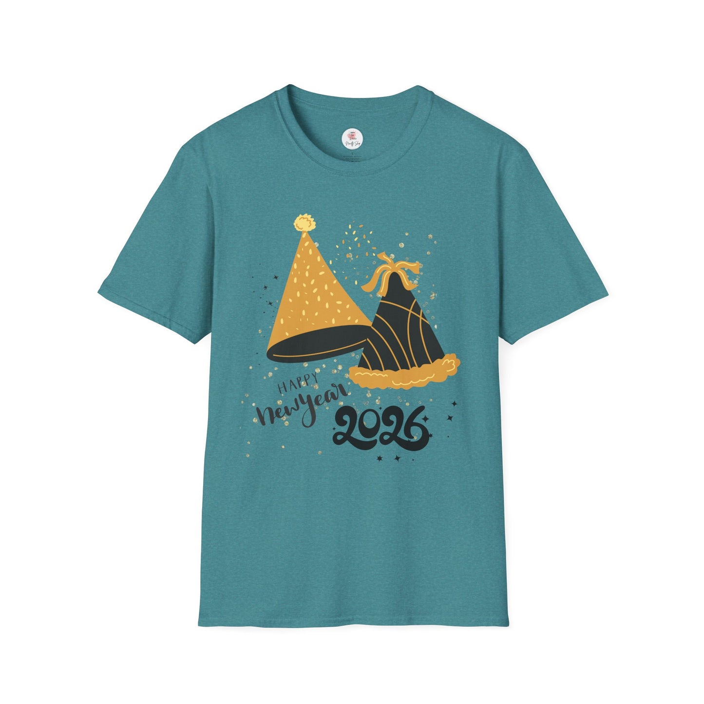 2026 New Year Party T-Shirt — "Happy New Year 2026" Celebration Tee