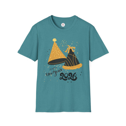2026 New Year Party T-Shirt — "Happy New Year 2026" Celebration Tee