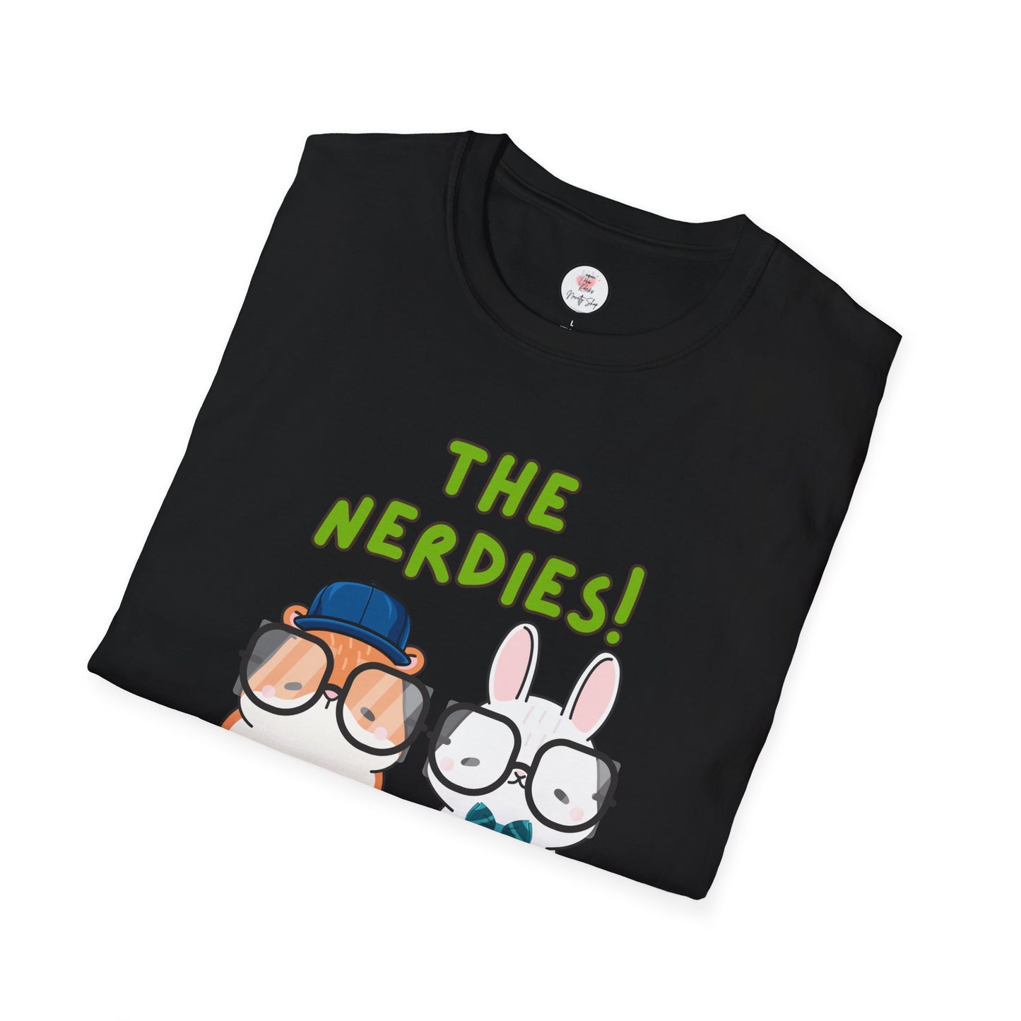 The Nerdies! Cute Animal Nerds Graphic T-Shirt